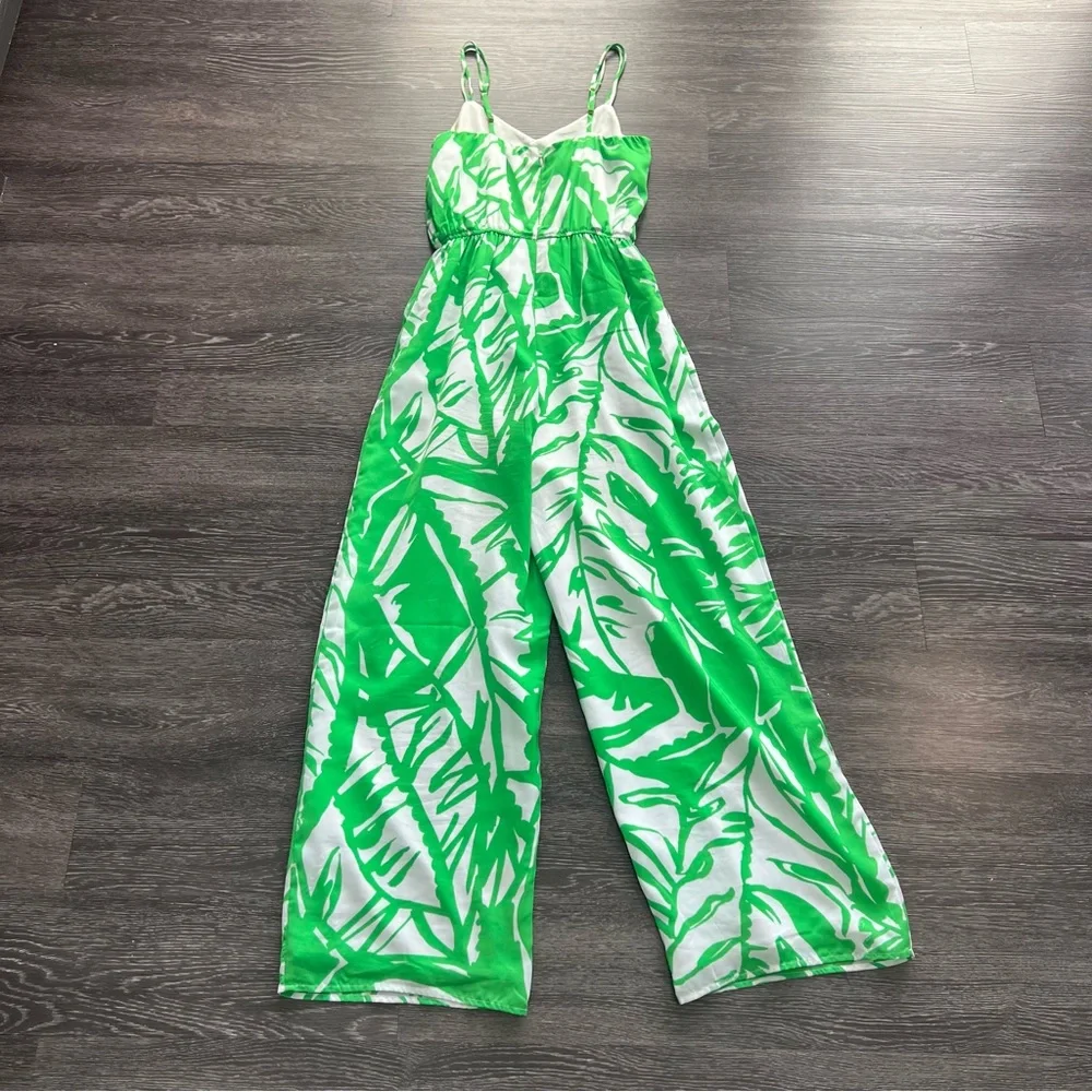 Lilly Pulitzer Botanical “Boom Boom” Jumpsuit - Picture 6 of 9
